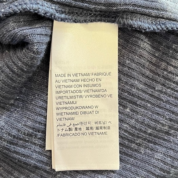 CALVIN Klein Ribbed Knit Choker Style Top - Picture 4 of 6